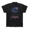 Camiseta Paris Moon oversize «Black Faded» 739028TOVE41055