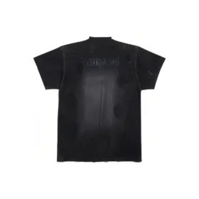 Camiseta Paris Moon oversize «Black Faded» 739028TOVE41055