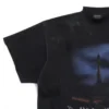 Camiseta Paris Moon oversize «Black Faded» 739028TOVE41055