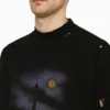 Camiseta Paris Moon oversize «Black Faded» 739028TQVX61055