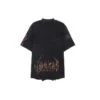 Camiseta «Paris Moon Upside Down» oversize «Black Faded» 698811TOVT31055