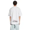 Camiseta «Paris Upside Down» oversize «Blanco» 698811TMVC9900