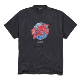 Camiseta Planet Earth oversize «Negro» 787349TRVC91055