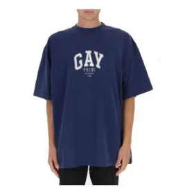 Camiseta Pride, corte holgado, «azul marino» 651795TLV938561