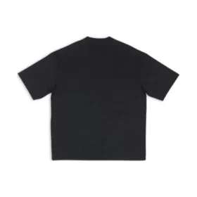 Camiseta Qixi Crest de corte medio «Negro» 612966TMVL41075