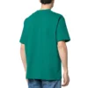 Camiseta regular de hombre Balenciaga Paris Love con estampado, manga corta, verde 594579TGV433640