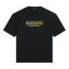 Camiseta Retail Therapy, corte medio, «Negro y amarillo» 612966TLVB11361