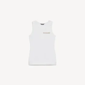 Camiseta sin mangas de mujer en blanco Camiseta sin mangas de mujer en blanco