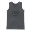 Camiseta sin mangas holgada «Washed Black» 697880TMVI11055