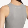 Camiseta sin mangas para mujer en color gris Camiseta sin mangas para mujer en color gris