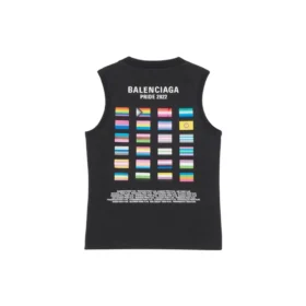 Camiseta sin mangas Pride 22 «Black White» 698102TMVO41070