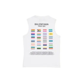 Camiseta sin mangas Pride 22 «White Black» 698102TMVO40904