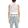 Camiseta sin mangas Pride 22 «White Black» 698102TMVO40904
