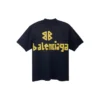Camiseta Tape Type de corte medio «Black Faded» 739784TOVA91055