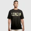 Camiseta Tape Type de corte medio «Black Faded» 739784TOVA91055