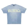 Camiseta Tape Type de corte medio «Faded Blue» 739784TOVA94530