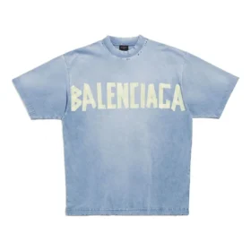Camiseta Tape Type de corte medio «Faded Blue» 739784TOVA94530
