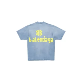 Camiseta Tape Type de corte medio «Faded Blue» 739784TOVA94530