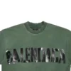 Camiseta Tape Type de corte medio «Verde oscuro» 739784TQVQ83004