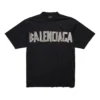 Camiseta Tape Type nueva, corte medio, «Negro» 739784TQVQ81073