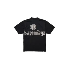 Camiseta Tape Type nueva, corte medio, «Negro» 739784TQVQ81073