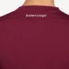 Camiseta técnica ajustada de manga larga para hombre en color burdeos/aguamarina Camiseta técnica ajustada de manga larga para hombre en color burdeos/aguamarina