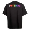 Camiseta técnica de manga corta unisex negra 556133TDV201000