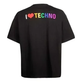 Camiseta técnica de manga corta unisex negra 556133TDV201000 Camiseta técnica de manga corta unisex negra 556133TDV201000