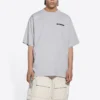 Camiseta Turn Slit «Gris-Negro» 675016TLVB31167