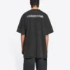 Camiseta Turn Slit «Washed Black» 675016TLVB39034