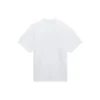 Camiseta unisex blanca de manga corta, corte amplio, tejido liso retro, colección primavera-verano 2021 (SS21) 657059TKV949000