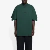 Camiseta unisex con estampado, corte ancho «Green» 657059TKV973010