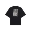Camiseta unisex de cuello redondo con estampado FW21, negra 661715TKVE51070