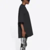 Camiseta unisex de cuello redondo con estampado FW21, negra 661715TKVE51070