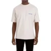 Camiseta unisex de lujo de cuello redondo y manga corta de algodón, color blanco 612966TIVG59055