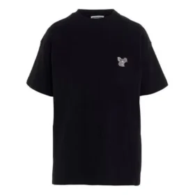 Camiseta unisex de manga corta bordada, negra, 612965TIVD31000 Camiseta unisex de manga corta bordada, negra, 612965TIVD31000