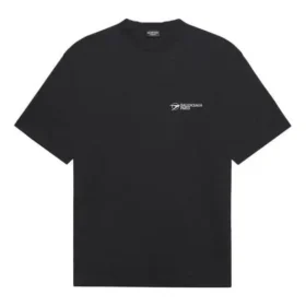 Camiseta unisex de manga corta con cuello redondo para impresión corporativa, colección primavera-verano 2021, color negro 612966TKV861070 Camiseta unisex de manga corta con cuello redondo para impresión corporativa, colección primavera-verano 2021, color negro 612966TKV861070