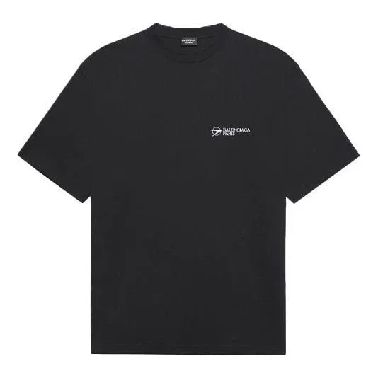 Camiseta unisex de manga corta con cuello redondo para impresión corporativa, colección primavera-verano 2021, color negro 612966TKV861070