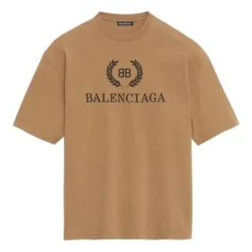 Camiseta unisex de manga corta con estampado BB, color caqui 578139TEV529610 Camiseta unisex de manga corta con estampado BB, color caqui 578139TEV529610