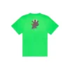 Camiseta unisex de manga corta con estampado de dibujos animados de motivos pequeños, temporada primavera-verano 2021, verde 612966TJVM93302
