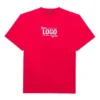 Camiseta unisex de manga corta con estampado de letras de la colección SS21, color rojo, 651795TKV816295