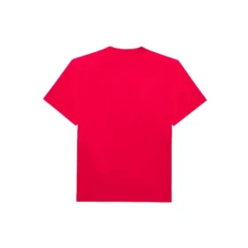 Camiseta unisex de manga corta con estampado de letras de la colección SS21, color rojo, 651795TKV816295 Camiseta unisex de manga corta con estampado de letras de la colección SS21, color rojo, 651795TKV816295