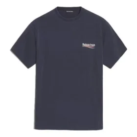 Camiseta unisex de manga corta con estampado de logotipo, azul marino 556150TAV444128 Camiseta unisex de manga corta con estampado de logotipo, azul marino 556150TAV444128