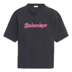 Camiseta unisex de manga corta con estampado del logotipo, negra, 583098TFV598465 Camiseta unisex de manga corta con estampado del logotipo, negra, 583098TFV598465