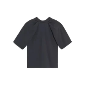 Camiseta unisex de manga corta con estampado del logotipo, negra, 583098TFV598465 Camiseta unisex de manga corta con estampado del logotipo, negra, 583098TFV598465