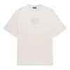 Camiseta unisex de manga corta con logotipo, cuello redondo, gris, 641675TKV712966