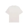Camiseta unisex de manga corta con logotipo, cuello redondo, gris, 641675TKV712966
