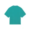 Camiseta unisex de manga corta con logotipo en mosaico, letras BB y efecto desgastado, azul 651795TKVF53660