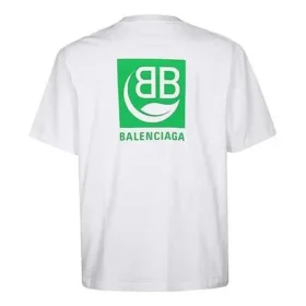 Camiseta unisex de manga corta con logotipo, respetuosa con el medio ambiente, blanca 594579THV639000 Camiseta unisex de manga corta con logotipo, respetuosa con el medio ambiente, blanca 594579THV639000