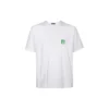 Camiseta unisex de manga corta con logotipo, respetuosa con el medio ambiente, blanca 594579THV639000